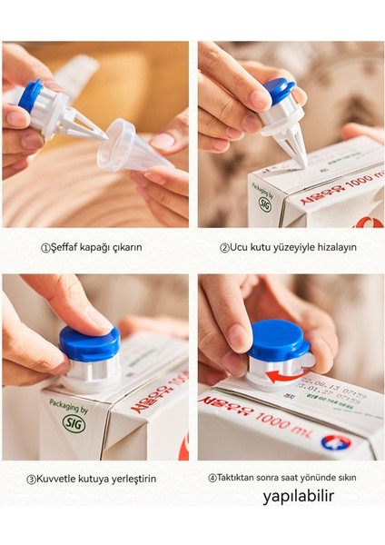 Ev Mutfak Kutulu Sütlü Içecek Kapaklı Dökülme Önleyici Saptırıcı (Yurt Dışından) fırsatları