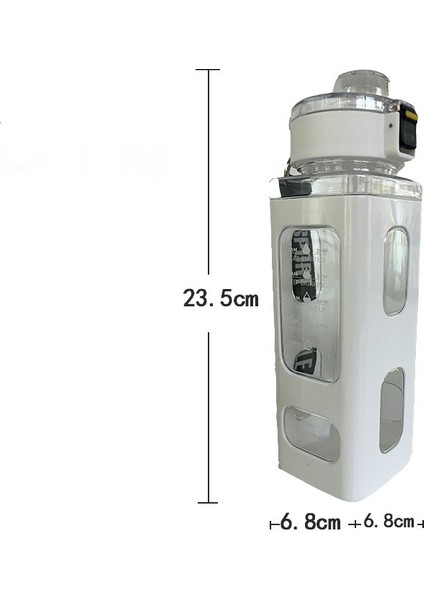 900ML Yüksek Değerli Taşınabilir Halat Kare Su Bardağı (Yurt Dışından)