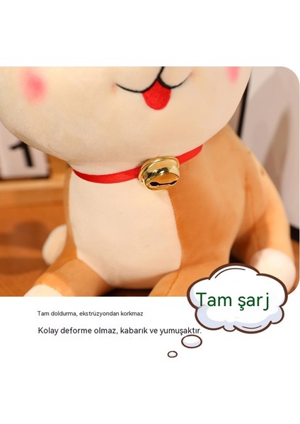 38CM Karikatür Noel Elk Bebek Peluş Oyuncak (Yurt Dışından)