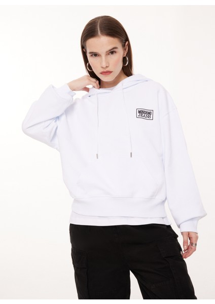 Jeans Kapüşon Yaka Düz Siyah Kadın Sweatshırt A1712 fiyatları