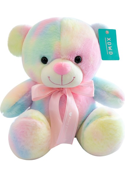 35CM Sevimli Gökkuşağı Ayı Bebek Peluş Oyuncak (Yurt Dışından)