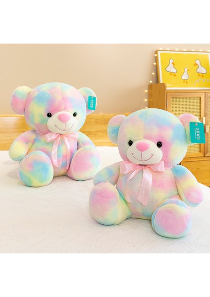 35CM Sevimli Gökkuşağı Ayı Bebek Peluş Oyuncak (Yurt Dışından)