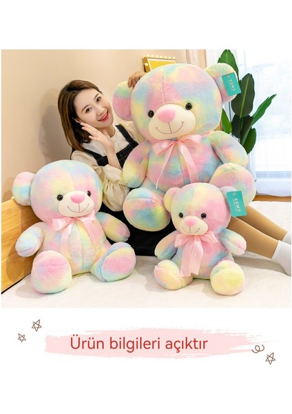 35CM Sevimli Gökkuşağı Ayı Bebek Peluş Oyuncak (Yurt Dışından)