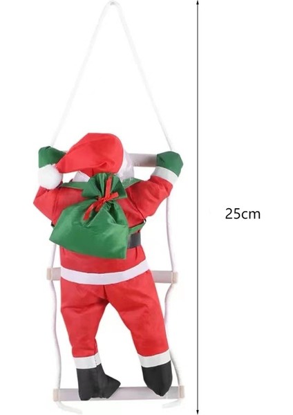 Üç Kişilik Yatak Odası Pencere Noel Merdiven 25CM Noel Baba Süslemeleri (Yurt Dışından) indirimleri