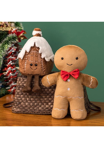 40 cm Zencefilli Kurabiye Adam Papyon Peluş Oyuncak (Yurt Dışından) indirimleri