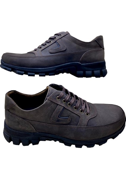 Erkek Bağcıklı Crazy Deri Kahve Termo TABAN-120-KAHVE