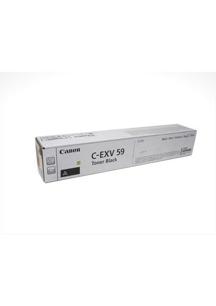 C-Exv 59 Siyah Toner Orjinal, Ir 2525, 2625, 2630, 2645