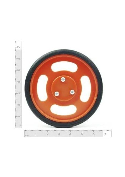 70X11MM Geçmeli Tekerlek Seti Kırmızı fiyatları