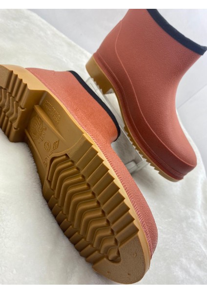 Ulaş Turuncu Krep Bahçe Kısa Lastik Çizme - Turuncu - 44-45 - ST02264-TURUNCU-44-45