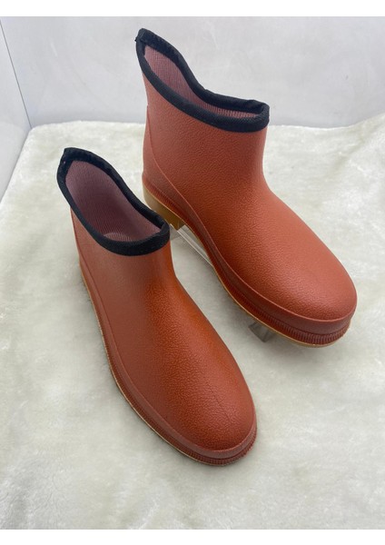 Ulaş Turuncu Krep Bahçe Kısa Lastik Çizme - Turuncu - 44-45 - ST02264-TURUNCU-44-45 modelleri