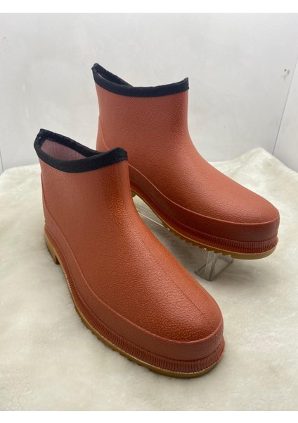 Ulaş Turuncu Krep Bahçe Kısa Lastik Çizme - Turuncu - 44-45 - ST02264-TURUNCU-44-45 fırsatları