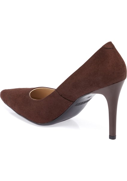 Kahve Vegan Kadın Stiletto - K23S1AY66968-S6Q