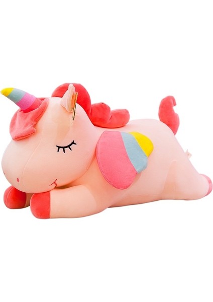 65 cm Melek Gökkuşağı Unicorn Bebek Peluş Oyuncak Bez Bebek Bebek Uyku Yastığı (Yurt Dışından)