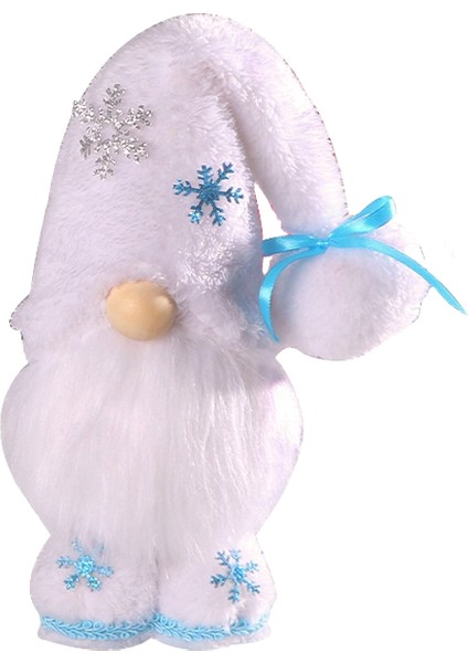 Ayakta Kar Tanesi Rudolph Bebeği Süslenmiş Noel Cüce Yüzü Olmayan Bebek Fotoğraf Kılavuzu (Yurt Dışından)