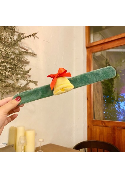 Noel Papatya Çember Dekoratif Bileklik Sevimli Küçük Hediye Noel Elk Çember (Yurt Dışından)