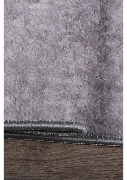 Nova Gri 60X100 + 50X60 cm 2'li Köşeli Ponpon Saçaklı Banyo Halısı Kaymaz Yıkanabilir Paspas Seti indirimleri