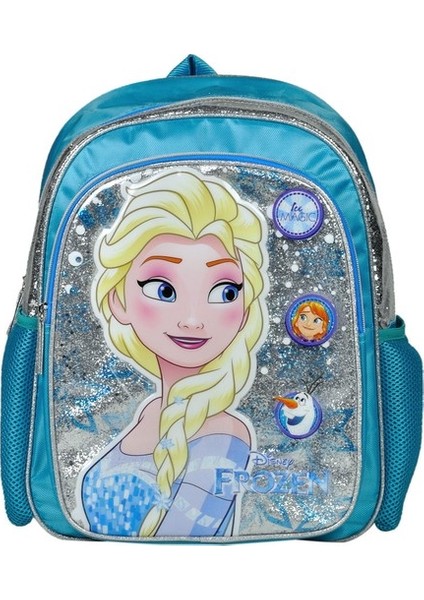 Disney Frozen Elsa Okul Çantası Simli Lisanslı