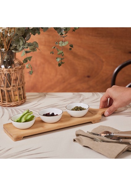 Orbit 3'lü Çerezlik ve Bambu Servislik