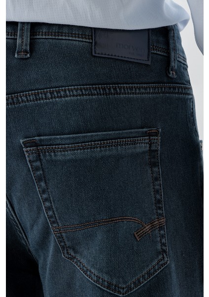 Erkek Kahve Denim 5 Cep Dynamic Fit Jean Kot Pantolon indirimleri