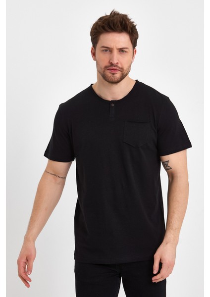 2016 Basic Flamlı Süprem Bisiklet Yaka Tek Cepli Tişört indirimleri