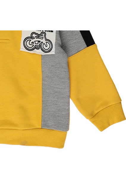 Erkek Bebek Renkli Sweatshirt