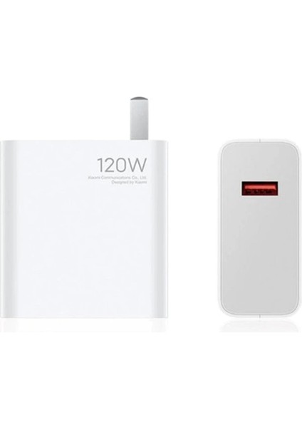 Eco Center Xiaomi Huawei Oppo Poco Uyumlu Turbo 120W Hızlı Şarj Destekli Adaptör ve Kablo Seti