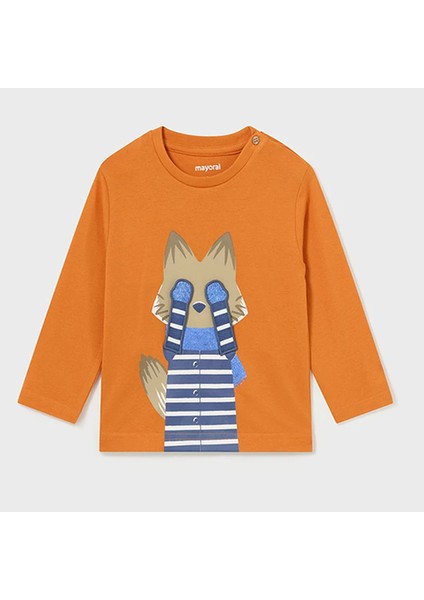 Erkek Bebek Tshirt Turuncu 2018