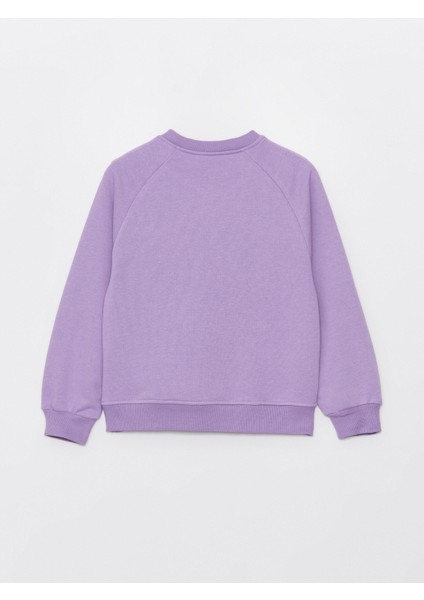 Kız Çocuk Fırfır Cepli Beli Lastikli SweatShirt