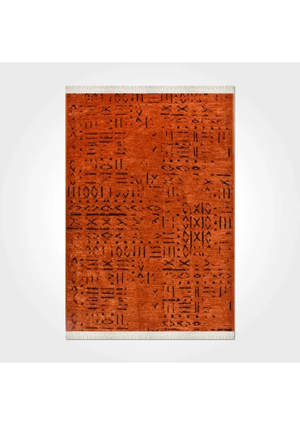 Halı Satıcısı Modern Şönil Kilim Kiremit