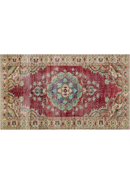 Geleneksel Anadolu Eseri Eskitme Vintage Halı 160 x 280 cm 10206