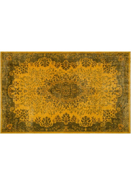 Taşlaşmış Zamanların Hüznü Eskitme Vintage Halı 172 x 266 cm 10247