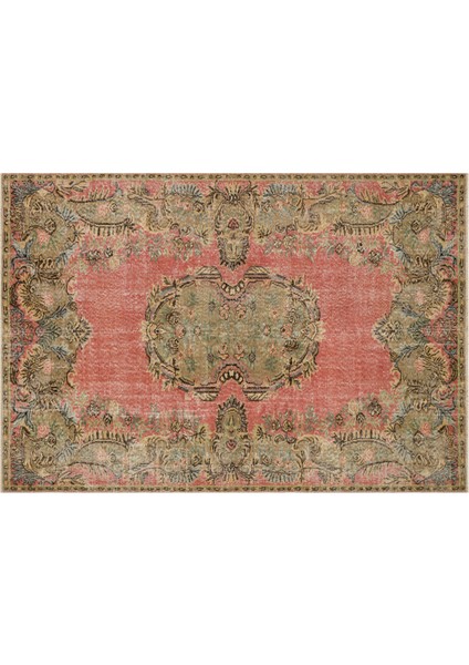 El Yapımı Eskitme Vintage Halı 174 x 252 cm 10196