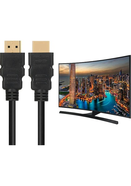 1080P Full HD HDMI 3D 4K Ses Görüntü Kablosu 1.8 M fırsatları