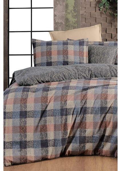 Rona Bej Çift Kişilik Pamuk Flanel (Pazen) Nevresim Takımı fırsatları