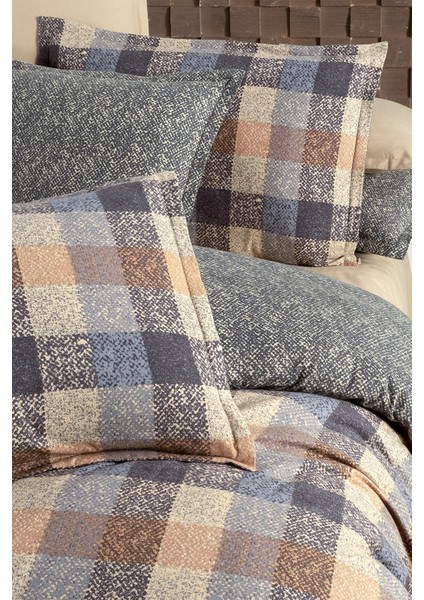 Rona Bej Çift Kişilik Pamuk Flanel (Pazen) Nevresim Takımı indirimleri