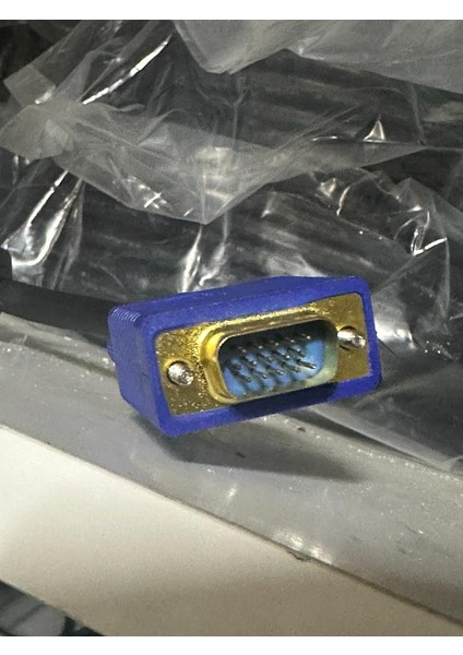 50 Metre VGA Kablo 50 Metre 15 Pin Erkek Erkek Kablo 50 Metre Altın Uçlu VGA Kablo