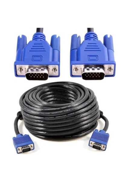 50 Metre VGA Kablo 50 Metre 15 Pin Erkek Erkek Kablo 50 Metre Altın Uçlu VGA Kablo modelleri