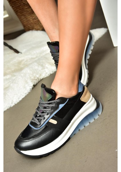 R312911909 Siyah Kadın Spor Ayakkabı Sneakers fiyatları