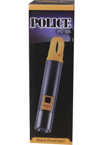 Polıce PS-305 Şarj Göstergeli, Powerbank Özellikli,şarjlı El Feneri