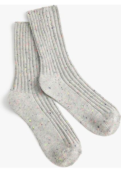 Kalın Soket Çorap Kırçıllı