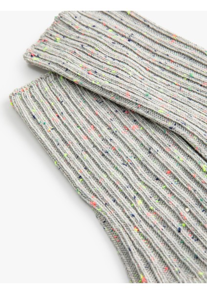 Kalın Soket Çorap Kırçıllı modelleri