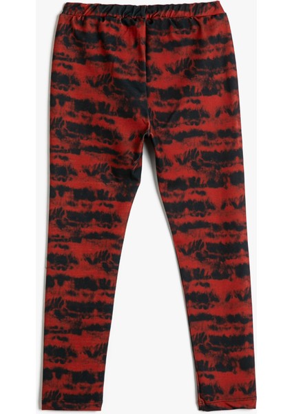 Tayt Beli Lastikli Soyut Desenli fiyatları