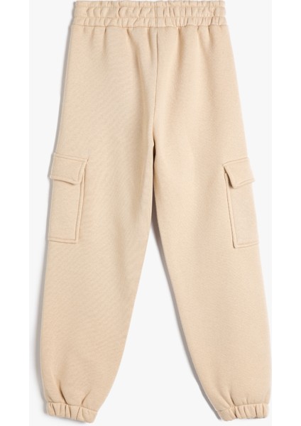 Basic Jogger Eşofman Altı Cep Detaylı Beli Lastikli Şardonlu fiyatları