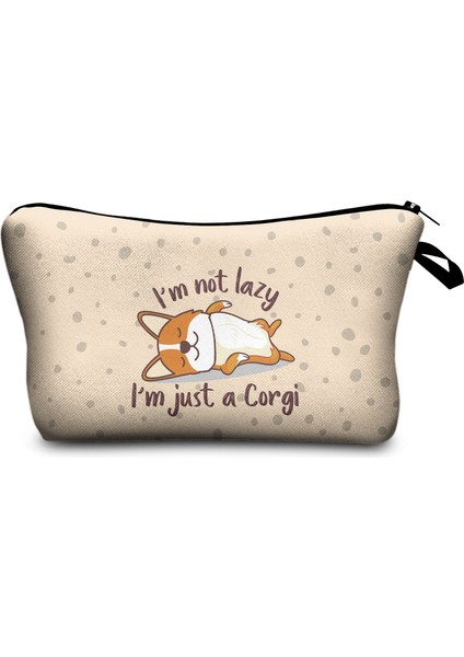 Mushen Saklama Kozmetik Çantası Dijital Baskılı Corgi Çanta (Yurt Dışından)