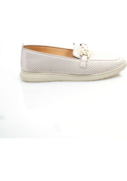 Krem Zincir Detaylı Ayakkabı fiyatları