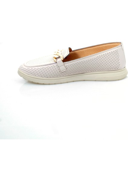 Krem Zincir Detaylı Ayakkabı fırsatları