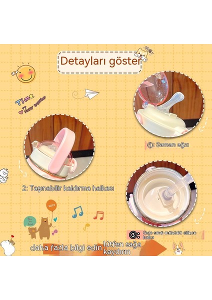 Yüksek Yüzlü Ağ Kırmızı Sanrio Ortak Su Bardağı Ayarlanabilir Kayış Bardağı ile Birlikte Geliyor (Yurt Dışından) fiyatları