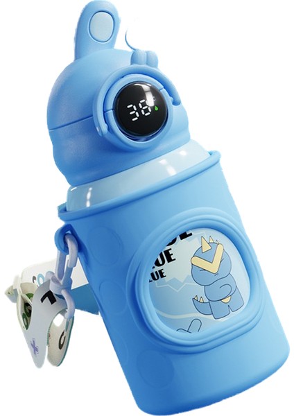 Çocuk Termos Bardak Sevimli Taşınabilir Bayan Büyük Göbek Bardak 316 Paslanmaz Çelik Akıllı Ekran Sıcaklık Su Bardağı (Yurt Dışından)