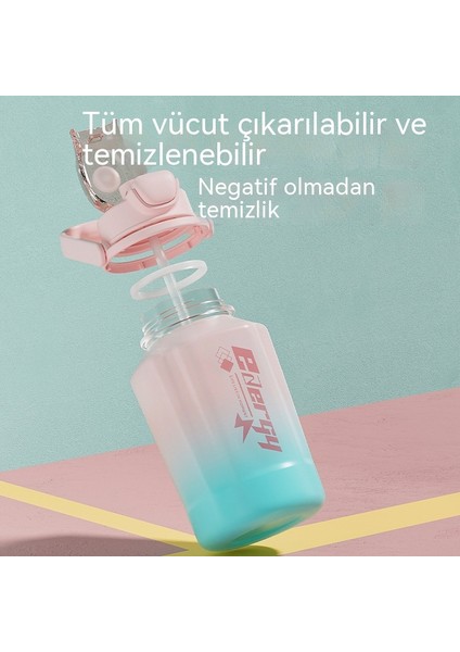 Büyük Kapasiteli Spor Su Bardağı Yeni Spor Açık Taşınabilir Erkek ve Kadın Öğrenci Su Bardağı (Yurt Dışından) modelleri