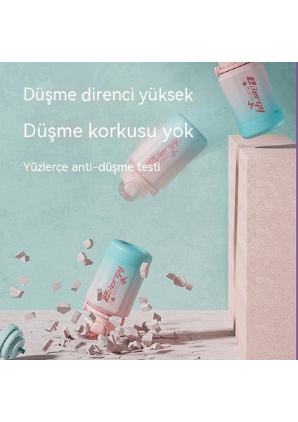 Büyük Kapasiteli Spor Su Bardağı Yeni Spor Açık Taşınabilir Erkek ve Kadın Öğrenci Su Bardağı (Yurt Dışından) fırsatları